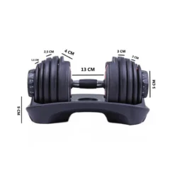 OZIO FITNESS 2 Mancuernas Ajustables Power 2,5-24 Kg (Par) Con Base De Almacenamiento -Fitness cardio Ventas 2 mancuernas ajustables power 25 24 kg par con base de almacenamiento 4