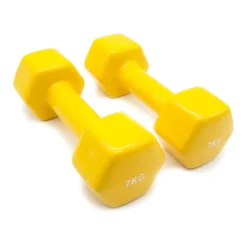 GOODBUY FITNESS 2 Mancuernas De Vinilo Gimnasia Adulto Azul -Fitness cardio Ventas 2 mancuernas de vinilo gimnasia adulto azul 4