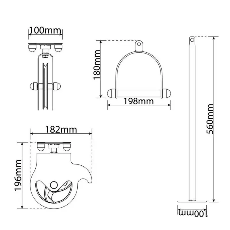 K-SPORT 2 Poleas Para El Montaje En El Techo 7 K-SPORT 2 Poleas Para El Montaje En El Techo - Imagen 5