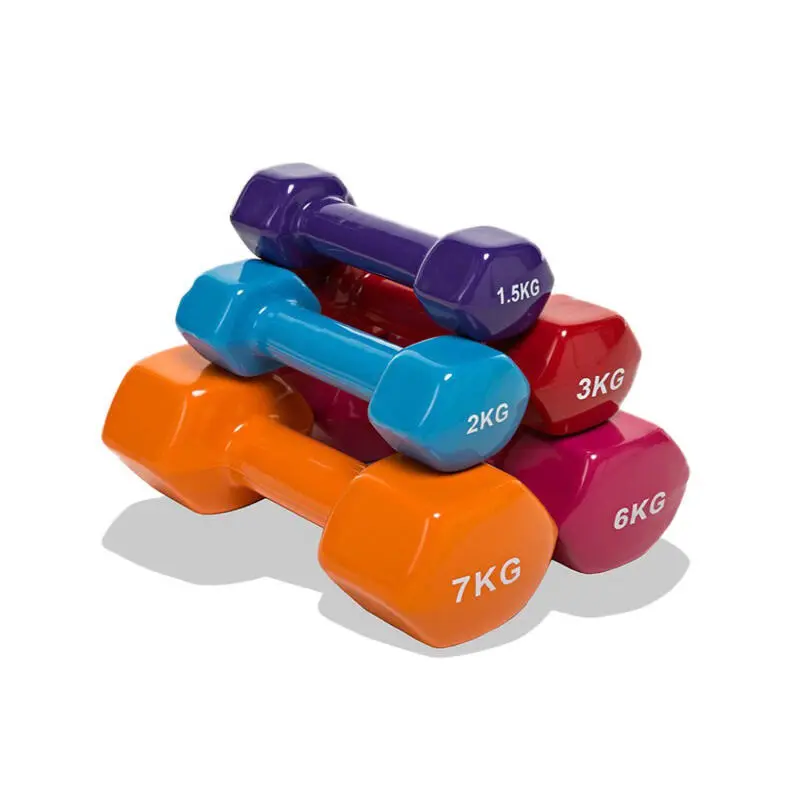 OZIO FITNESS 2 Unidades 9 Kg Mancuernas Pesas Hexagonales De Vinilo Fitness Gimnasia Azul 4 OZIO FITNESS 2 Unidades 9 Kg Mancuernas Pesas Hexagonales De Vinilo Fitness Gimnasia Azul - Imagen 2