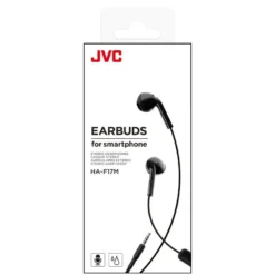Auriculares JVC HA-F17M Gran Comodidad, IPX2 Control Remoto Cable 1,2m Negro -Fitness cardio Ventas auriculares jvc ha f17m gran comodidad ipx2 control remoto cable 12m negro 1