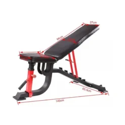 VIOK SPORT Banco De Musculacion Ajustable VIOK Negro -Fitness cardio Ventas banco de musculacion ajustable viok negro 4