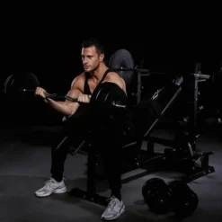 Gorilla Sports BANCO DE PESAS UNIVERSAL NEGRO + JUEGO DE PESAS Y BARRAS DE PLÁSTICO 9 -Fitness cardio Ventas banco de pesas universal negro juego de pesas y barras de plastico 9 3