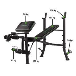 BANCO DE PESAS WB40 COMPACT WIDTH WEIGHT BENCH TUNTURI -Fitness cardio Ventas banco de pesas wb40 compact width weight bench tunturi 3