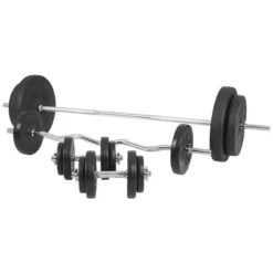 Gorilla Sports BANCO MUSCULACIÓN CON KIT PESAS 100 KG 9 Gorilla Sports BANCO MUSCULACIÓN CON KIT PESAS 100 KG -Fitness cardio Ventas banco musculacion con kit pesas 100 kg 1