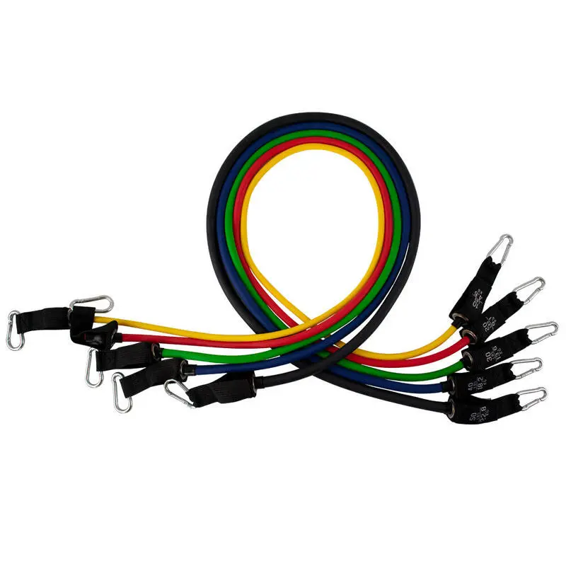 Bandas Resistencia Elásticas Musculación Set 11 Piezas 5 Niveles Mobiclinic 4 Bandas Resistencia Elásticas Musculación Set 11 Piezas 5 Niveles Mobiclinic - Imagen 2