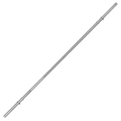 Tunturi Barra De Disco Barbell 165cm, Alanhead, Cromada