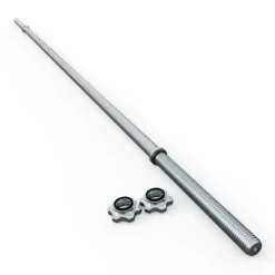 K-SPORT Barra De Pesas Reforzada De 200 Cm I Con Cierre De Estrella