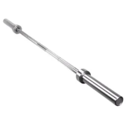 OZIO FITNESS Barra Olímpica 1.2 M - 8 KG - 50 MM Cromada Acero