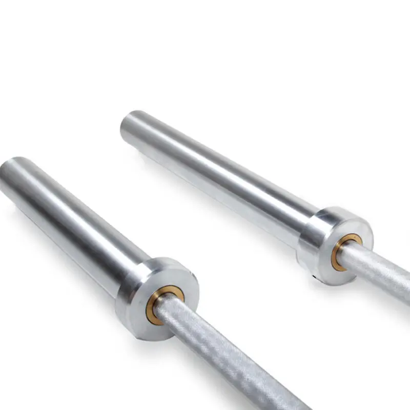 GOODBUY FITNESS Barra Olímpica Alta Carga Fuerza Adulto Plata 4 GOODBUY FITNESS Barra Olímpica Alta Carga Fuerza Adulto Plata - Imagen 2