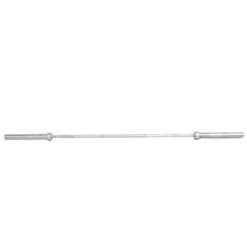 GOODBUY FITNESS Barra Olímpica Alta Carga Fuerza Adulto Plata