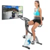 SKANDIKA Bicicleta Estática - Foldaway X-2000 - Fitness - Bluetooth - Plegable - Blanca -Fitness cardio Ventas bicicleta estatica foldaway x 2000 fitness bluetooth plegable blanca