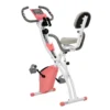 Bicicleta Estática HOMCOM Rosa 97x51x115 Cm Acero Abs Pvc -Fitness cardio Ventas bicicleta estatica homcom rosa 97x51x115 cm acero abs pvc