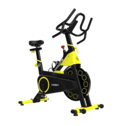 Bicicleta Indoor Spinning Bodytone Conectada Amarillo Rueda Inercia 16kg -Fitness cardio Ventas bicicleta indoor spinning bodytone conectada amarillo rueda inercia 16kg 2