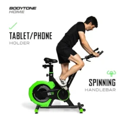 BODYTONE Bicicleta Spinning Con Rueda De Inercia. Volante Inercia Y Freno Mono-Patín -Fitness cardio Ventas bicicleta spinning con rueda de inercia volante inercia y freno mono patin 4