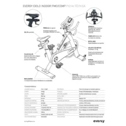 BICILETA ESTÁTICA EVERGY NRF -Fitness cardio Ventas bicileta estatica evergy nrf 3