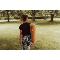 Pierre Sports BOLSA DE YOGA EN CUERO DE CORCHO NATURAL -Fitness cardio Ventas bolsa de yoga en cuero de corcho natural 2