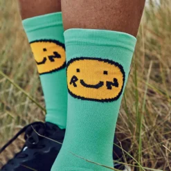 PACIFIC And CO Calcetin Running Unisex Smile Run, Tricotado Color Turquesa -Fitness cardio Ventas calcetin running unisex smile run tricotado color turquesa 3