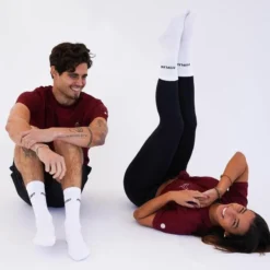 Calcetines Atletismo Sostenible Algodón Mujer Fitplanet Blanco 9 Calcetines Atletismo Sostenible Algodón Mujer Fitplanet Blanco -Fitness cardio Ventas calcetines atletismo sostenible algodon mujer fitplanet blanco 3