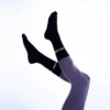 Calcetines Atletismo Sostenible Algodón Mujer Fitplanet Negro 2 Calcetines Atletismo Sostenible Algodón Mujer Fitplanet Negro -Fitness cardio Ventas calcetines atletismo sostenible algodon mujer fitplanet negro