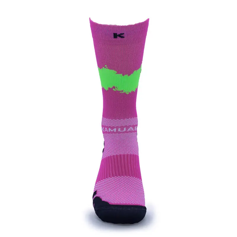KAMUABU CALCETINES "BE STRONG" FUCSIA DE RUNNING 6 KAMUABU CALCETINES "BE STRONG" FUCSIA DE RUNNING - Imagen 4