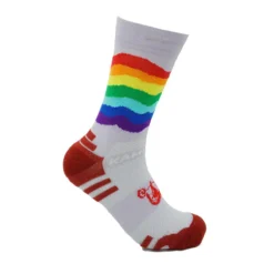 CALCETINES DE RUNNING #ARCOIRIS Unisex - KAMUABU Color MALVA 23cm De 1 Hilo -Fitness cardio Ventas calcetines de running arcoiris unisex kamuabu color malva 23cm de 1 hilo 3