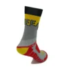 CALCETINES DE RUNNING #LIFE Unisex - KAMUABU Color GRIS/AMARILLO 23cm De Caña -Fitness cardio Ventas calcetines de running life unisex kamuabu color grisamarillo 23cm de caa