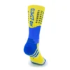 KAMUABU CALCETINES "NO LIMITS" AMARILLO/AZUL DE RUNNING -Fitness cardio Ventas calcetines no limits amarilloazul de running