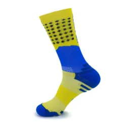 KAMUABU CALCETINES "NO LIMITS" AMARILLO/AZUL DE RUNNING -Fitness cardio Ventas calcetines no limits amarilloazul de running 3