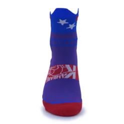 CALCETINES RUNNING TOBILLEROS #COMOUNACABRA Unisex KAMUABU Azul/rojo -Fitness cardio Ventas calcetines running tobilleros comounacabra unisex kamuabu azulrojo 2