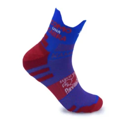 CALCETINES RUNNING TOBILLEROS #COMOUNACABRA Unisex KAMUABU Azul/rojo -Fitness cardio Ventas calcetines running tobilleros comounacabra unisex kamuabu azulrojo 3