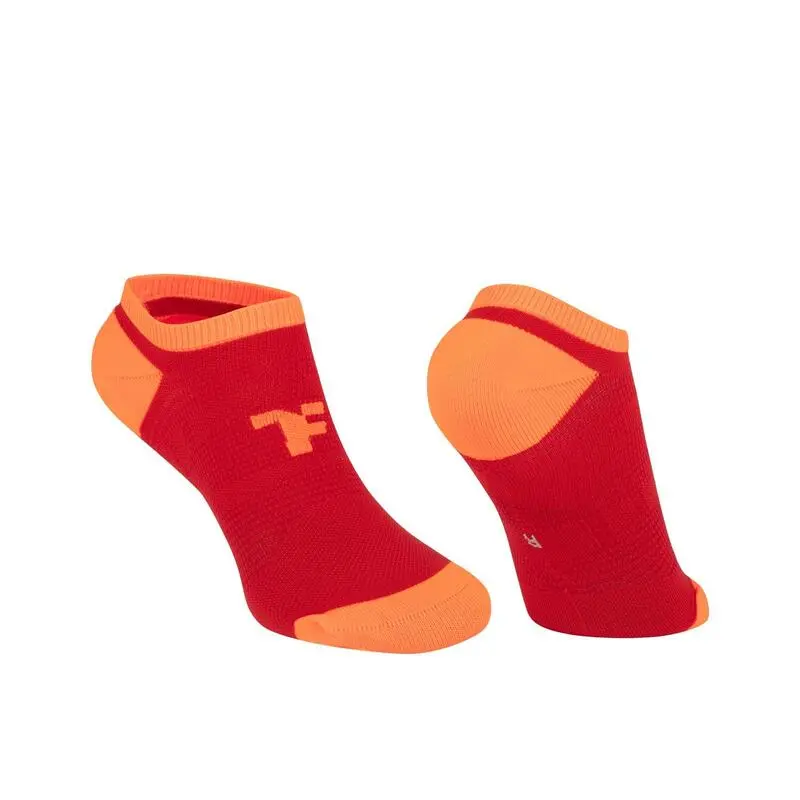 Calcetines Ultra Bajos Con Refuerzo Para Correr Fyke En Color Rojo 3 Calcetines Ultra Bajos Con Refuerzo Para Correr Fyke En Color Rojo
