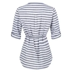 Regatta Camisa Malaya De Rayas De Manga Larga Para Mujer Blanco, Marino 8 Regatta Camisa Malaya De Rayas De Manga Larga Para Mujer Blanco, Marino -Fitness cardio Ventas camisa malaya de rayas de manga larga para mujer blanco marino 1