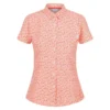 Regatta Camisa Mindano VI Estampado Ditsy Para Mujer Papaya -Fitness cardio Ventas camisa mindano vi estampado ditsy para mujer papaya