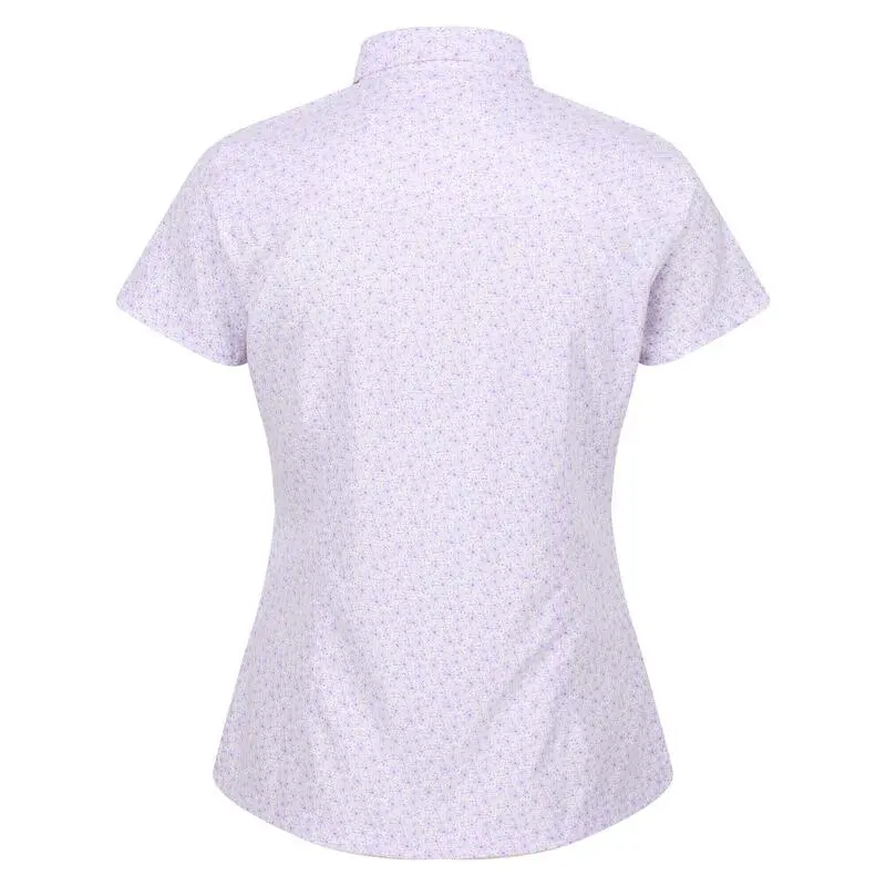 Regatta Camisa Mindano VI Margarita De Manga Corta Para Mujer Lila Pastel 4 Regatta Camisa Mindano VI Margarita De Manga Corta Para Mujer Lila Pastel - Imagen 2