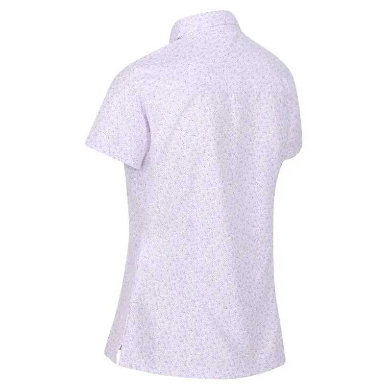 Regatta Camisa Mindano VI Margarita De Manga Corta Para Mujer Lila Pastel 6 Regatta Camisa Mindano VI Margarita De Manga Corta Para Mujer Lila Pastel - Imagen 4