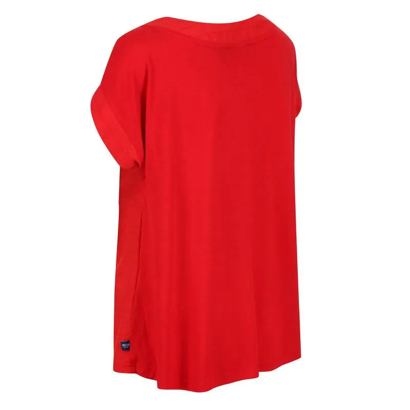 Regatta Camiseta Adine De Rayas Para Mujer Rojo Real 5 Regatta Camiseta Adine De Rayas Para Mujer Rojo Real - Imagen 3