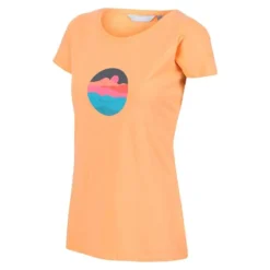 Regatta Camiseta Breezed II Atardecer Para Mujer Papaya -Fitness cardio Ventas camiseta breezed ii atardecer para mujer papaya 3