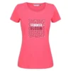 Regatta Camiseta Breezed II Floral Para Mujer Rosa Tropical -Fitness cardio Ventas camiseta breezed ii floral para mujer rosa tropical