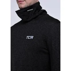 TCA Camiseta Con Cuello Alzado Warm-up Para Hombre -Fitness cardio Ventas camiseta con cuello alzado warm up para hombre 2