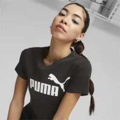 Camiseta Con Cuello De Pico Mujer Essentials PUMA -Fitness cardio Ventas camiseta con cuello de pico mujer essentials puma 2