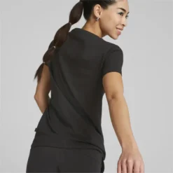 Camiseta Con Cuello De Pico Mujer Essentials PUMA -Fitness cardio Ventas camiseta con cuello de pico mujer essentials puma 3