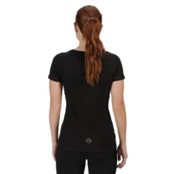 Regatta Camiseta De Manga Corta Modelo Beijing Para Mujer Blanco/Negro -Fitness cardio Ventas camiseta de manga corta modelo beijing para mujer blanconegro 2