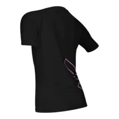 R-EVENGE Camiseta De Manga Corta Mujer Fitness Running Cardio Negra -Fitness cardio Ventas camiseta de manga corta mujer fitness running cardio negra 3