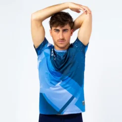 THE RUNNING REPUBLIC Camiseta De Manga Corta Running De Poliéster Reciclado Hombre TRR Azul Claro -Fitness cardio Ventas camiseta de manga corta running de poliester reciclado hombre trr azul claro 4