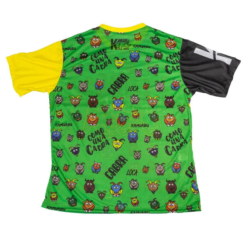 CAMISETA DE RUNNING #COMOUNACABRA Para HOMBRE - KAMUABU Color Verde 90grs 4 CAMISETA DE RUNNING #COMOUNACABRA Para HOMBRE - KAMUABU Color Verde 90grs - Imagen 2