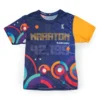 CAMISETA DE RUNNING #MARATON 2.0 RUN Para HOMBRE - KAMUABU Color AZUL 90grs -Fitness cardio Ventas camiseta de running maraton 20 run para hombre kamuabu color azul 90grs