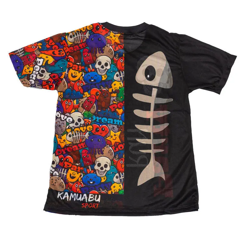 CAMISETA DE RUNNING #PARTYRUN Para MUJER - KAMUABU Color NEGRA 90grs 4 CAMISETA DE RUNNING #PARTYRUN Para MUJER - KAMUABU Color NEGRA 90grs - Imagen 2