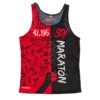 CAMISETA DE RUNNING #SOYMARATON Para HOMBRE - KAMUABU Roja/negra De Tirantes 1 CAMISETA DE RUNNING #SOYMARATON Para HOMBRE - KAMUABU Roja/negra De Tirantes -Fitness cardio Ventas camiseta de running soymaraton para hombre kamuabu rojanegra de tirantes