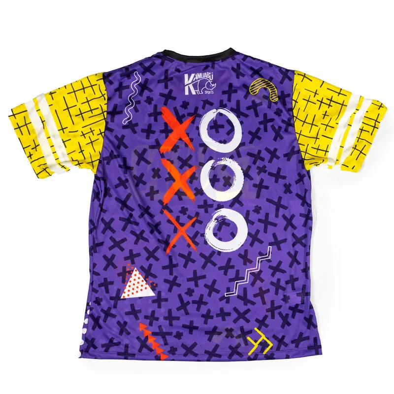 CAMISETA DE RUNNING #XXO RUN Para HOMBRE - KAMUABU Color MORADA 90grs 4 CAMISETA DE RUNNING #XXO RUN Para HOMBRE - KAMUABU Color MORADA 90grs - Imagen 2